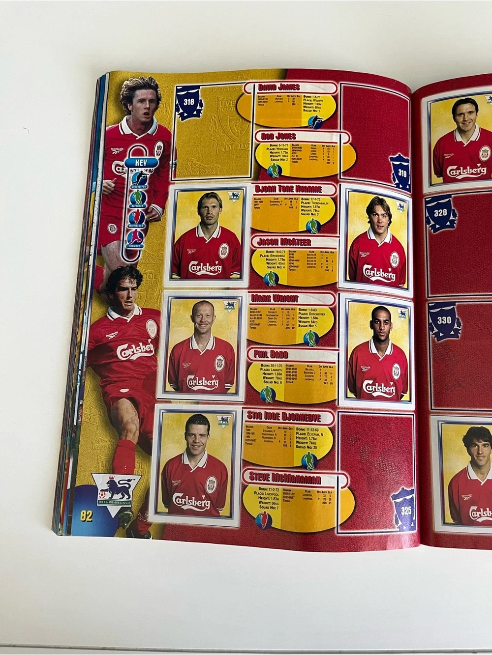 Merlin English Premier League 1998 Sticker Book #2 Soccer Football Topps Panini